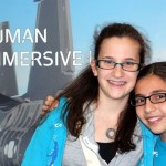 Hannah and Abigail Prutchi at the US Science & Engineering Festival, Washington DC, April 2012