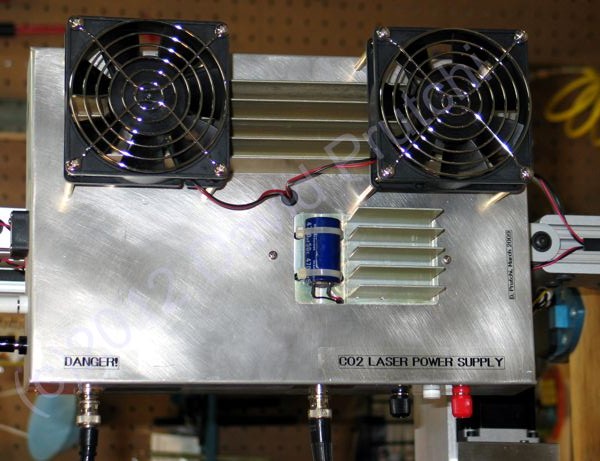 RF exciter power supply for diy CO2 laser marking head by David Prutchi Ph.D.