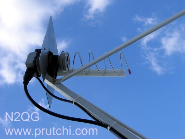 Helical feed for L-Band dish for amateur space communications. N2QG David Prutchi PhD www.prutchi.com www.diyPhysics.com
